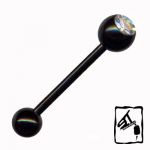 LIMBA NEGRU PIATRA CRISTAL 16mm/6-4